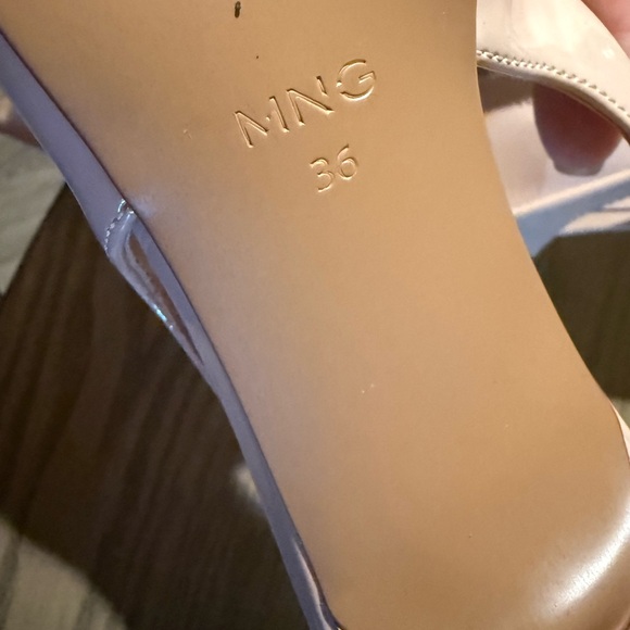 Mango taupe Heels Elegant Design size  36 worn once - Picture 4 of 5